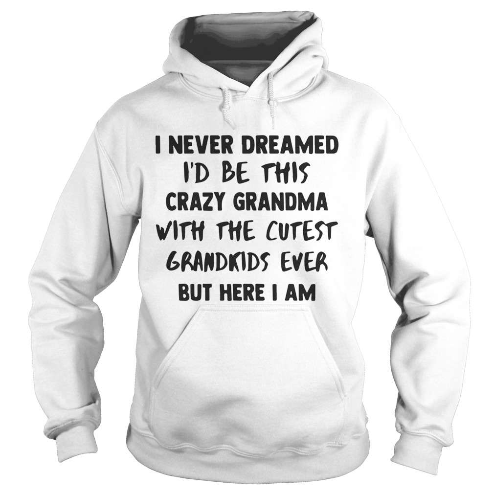 I Never Dreamed Id Be This Crazy Grandma With The Cutest Grandkids Ever Shirt Hoodie