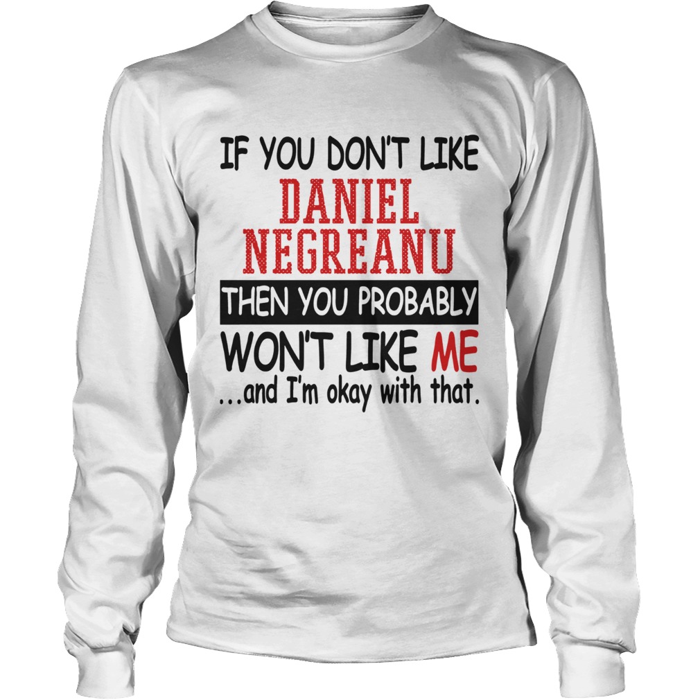 If you dont like Daniel Negreanu then you probably wont like me LongSleeve