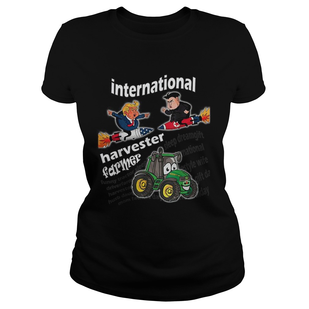 International Harvester and Farmer Fun Tractor T Idea Classic Ladies