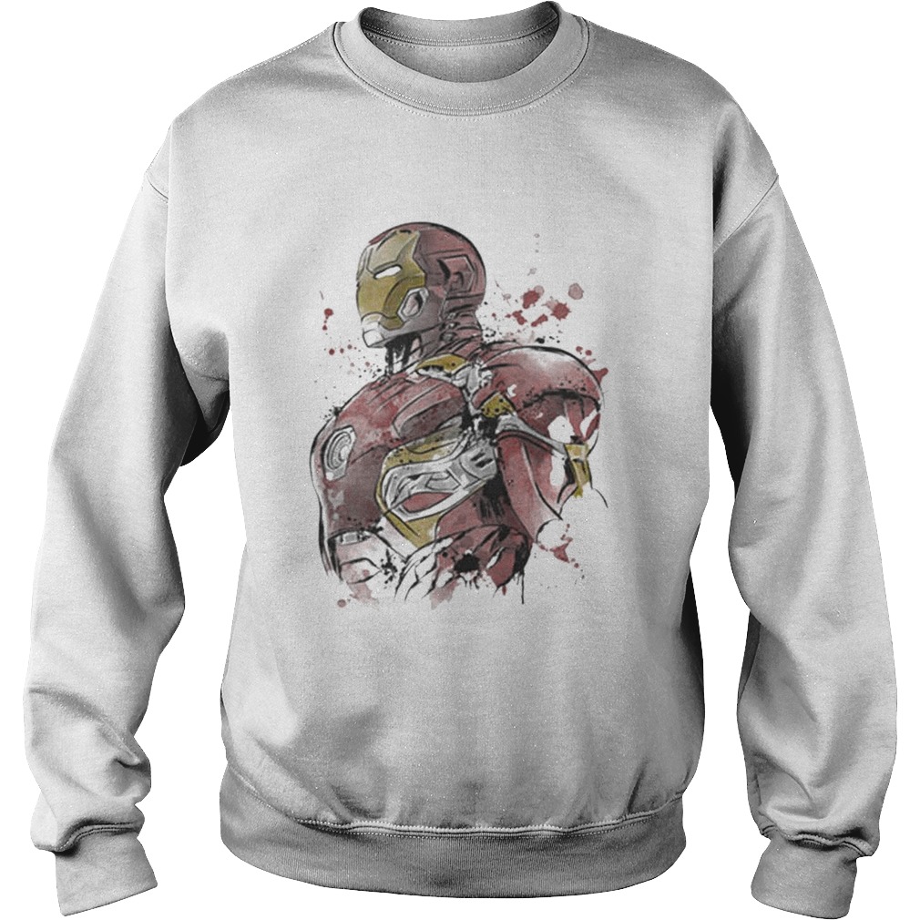 Iron Man watercolor Sweatshirt