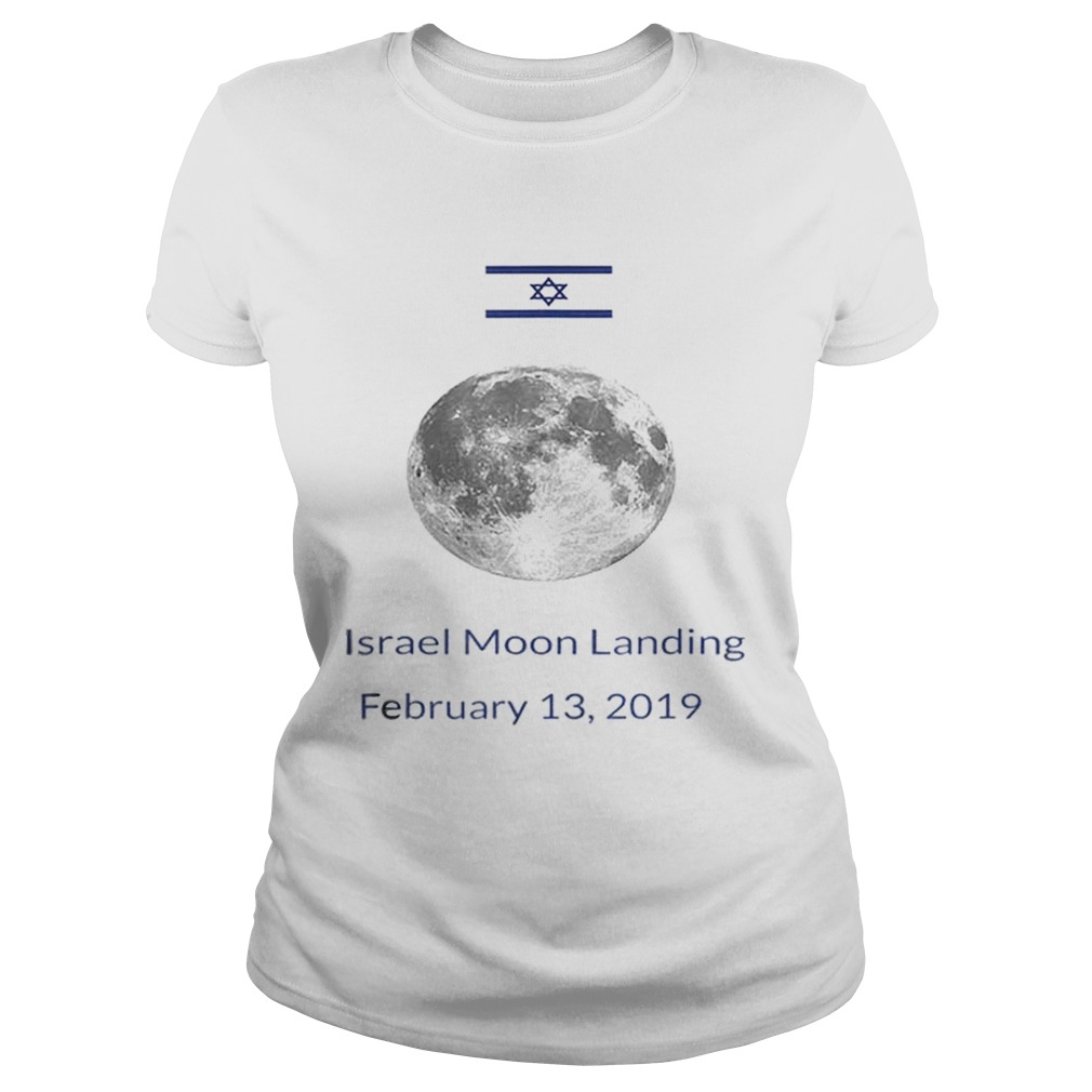 Israel Moon Landing 2019 Classic Ladies