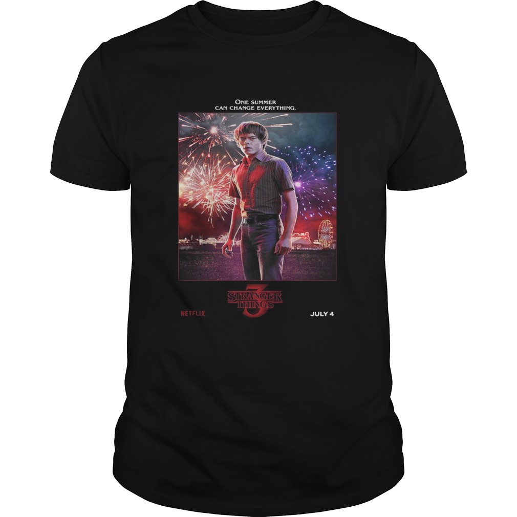 Jonathan Byers One Summer Can Change Everything Stranger Things shirt