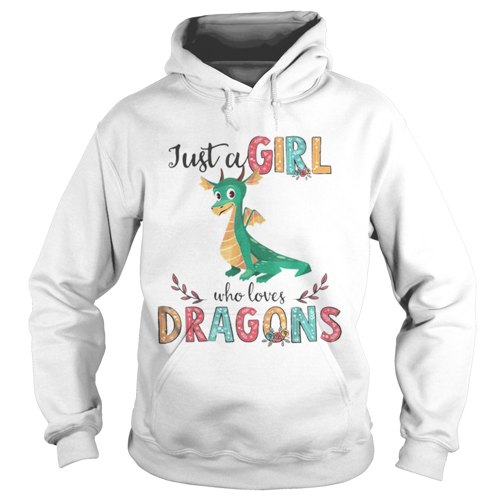 Just A Girl Who Love Dragon Flower Hoodie