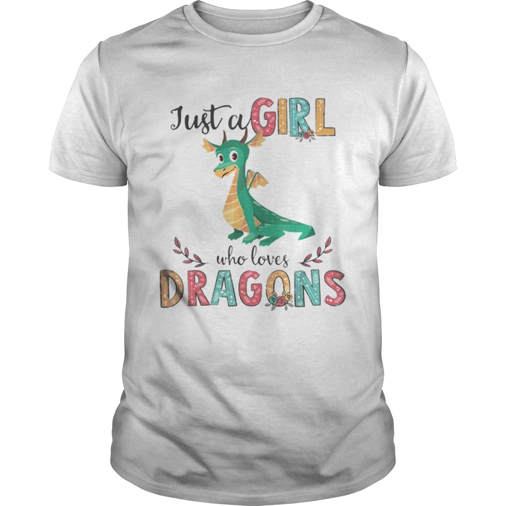 Just A Girl Who Love Dragon Flower shirt