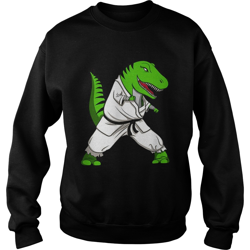Karate TRex Dinosaur Fighter Ninja Sweatshirt