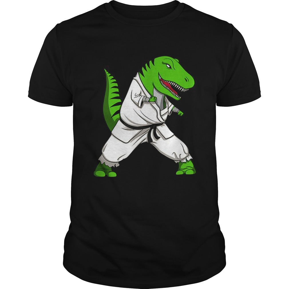 Karate TRex Dinosaur Fighter Ninja shirt