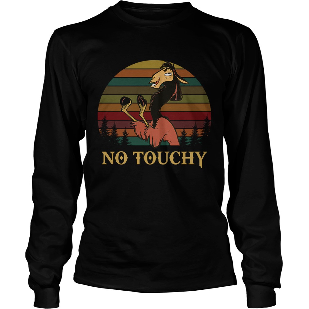 Kuzco in llama form no touchy The Emperors New Groove retro LongSleeve