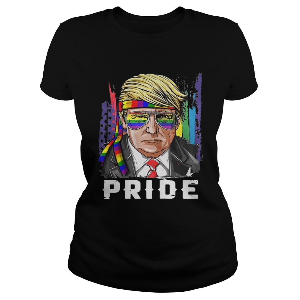 LGBT Donald Trump pride Classic Ladies