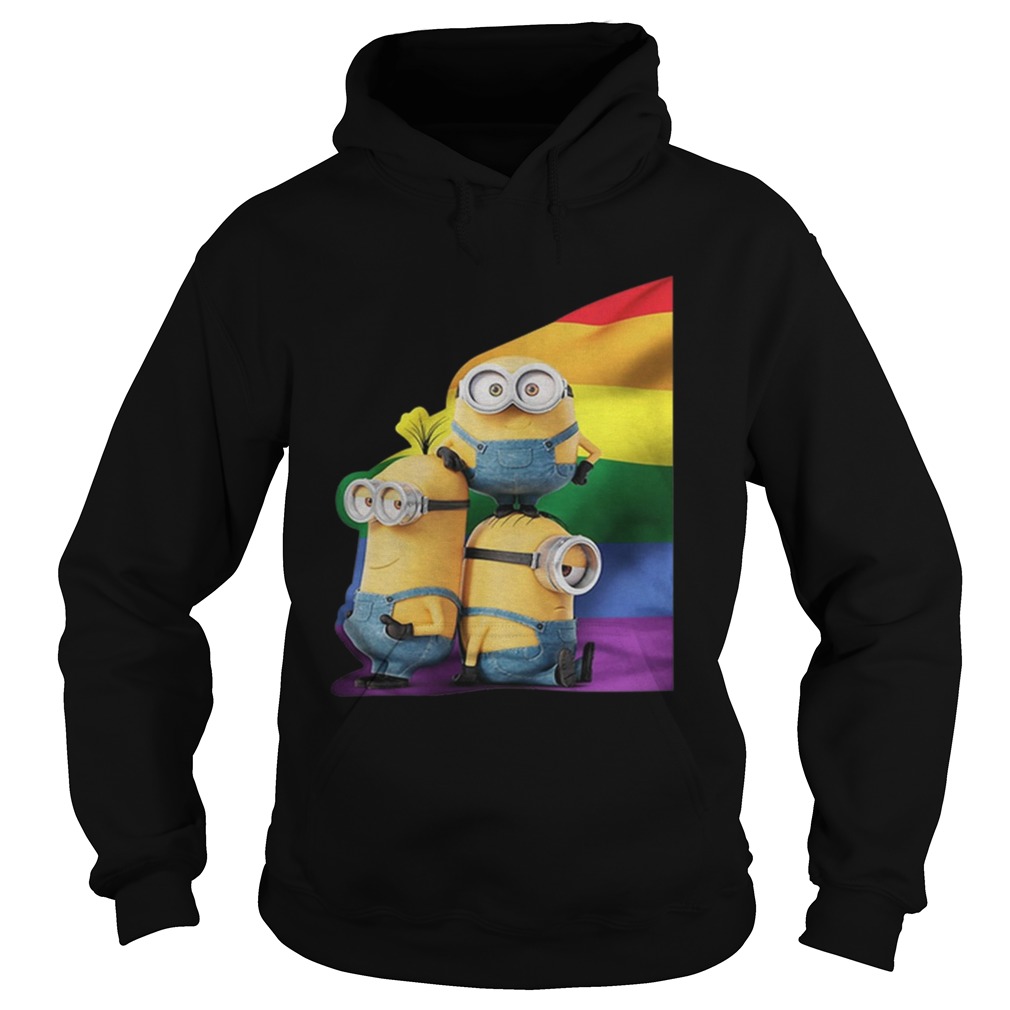 LGBT Minions rainbow Hoodie