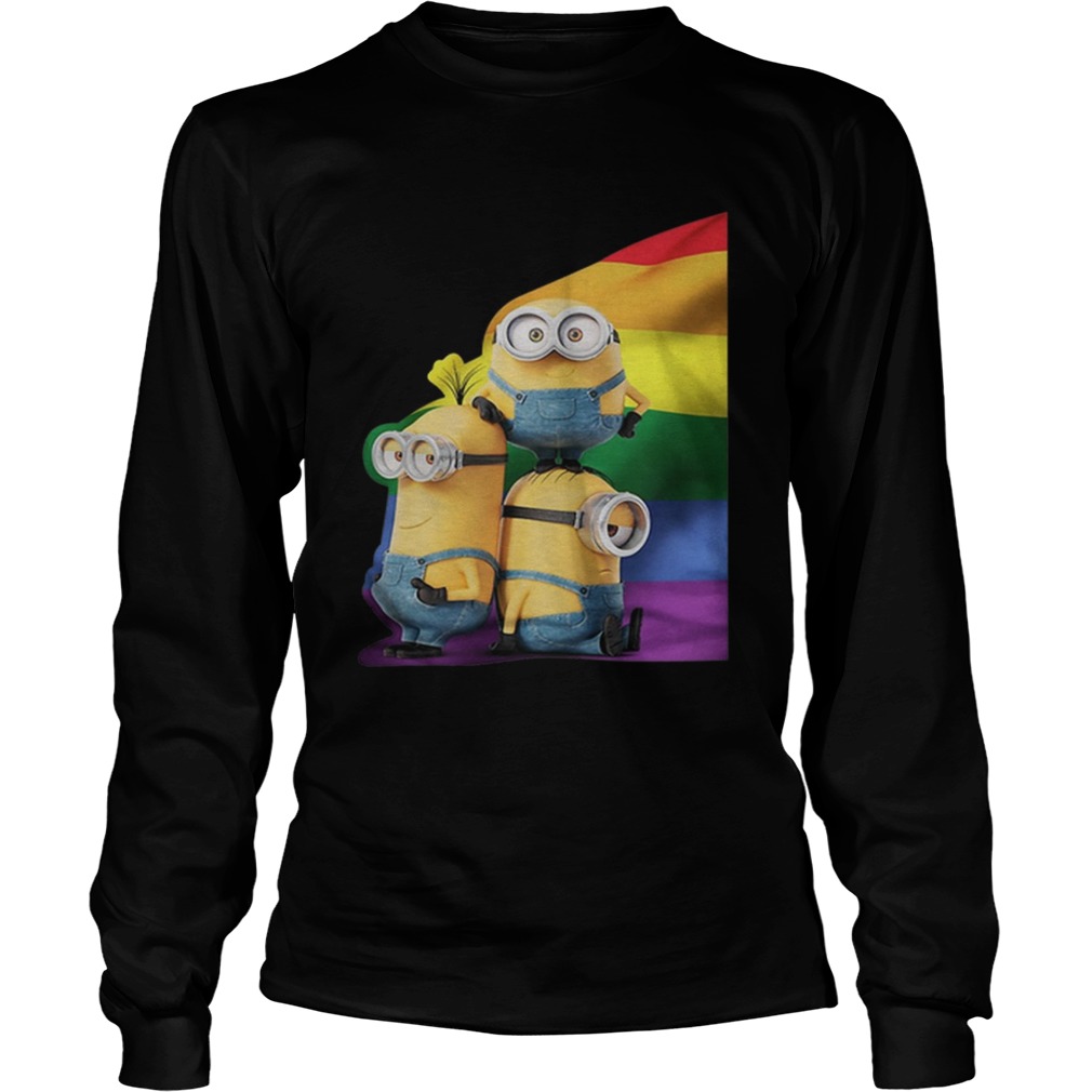 LGBT Minions rainbow LongSleeve