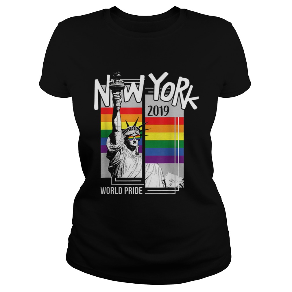 LGBT NYC World Pride 2019 Rainbow New York Classic Ladies