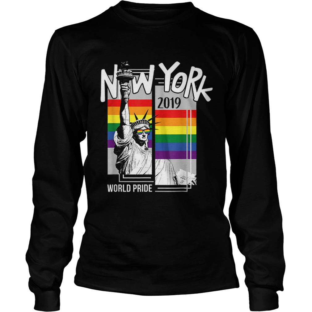 LGBT NYC World Pride 2019 Rainbow New York LongSleeve