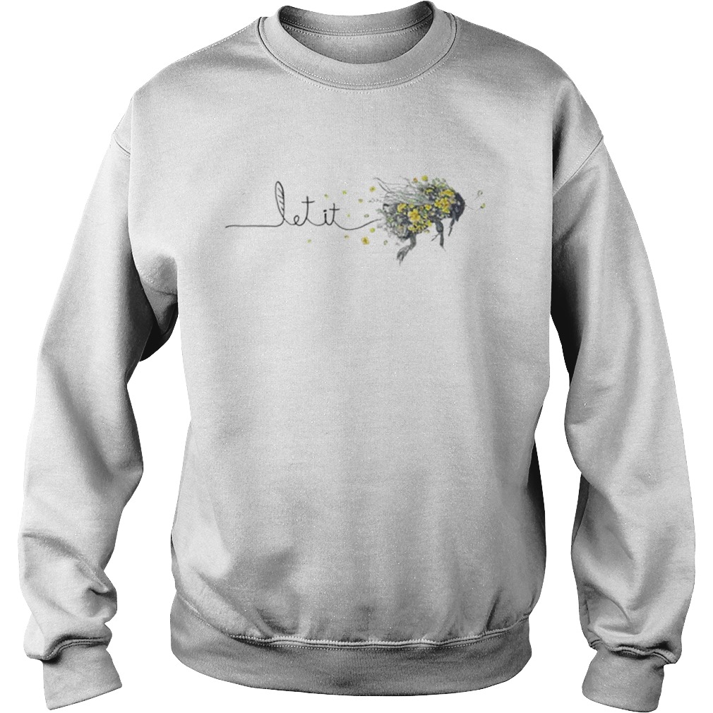 Let It Bee Sunflower Hippie Sweatshirt