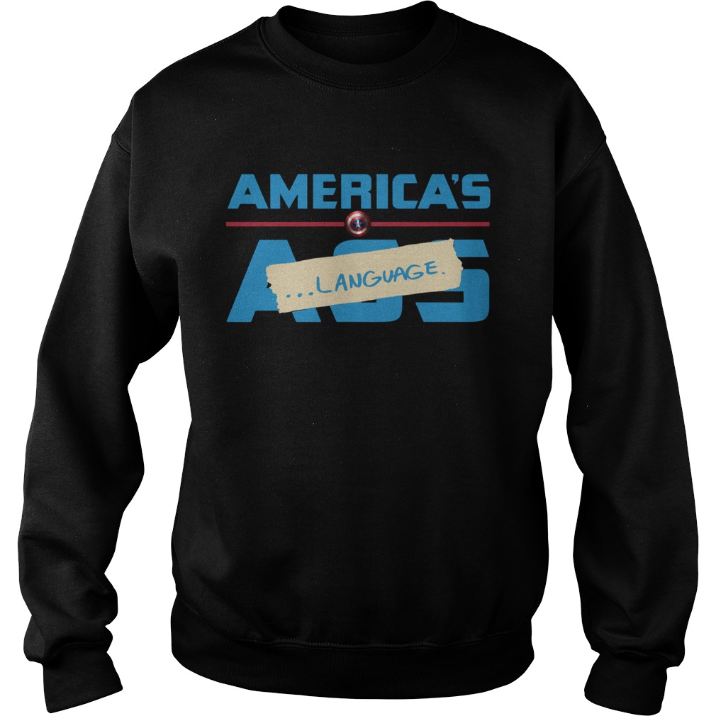 Marvel Americas Ass Language Sweatshirt