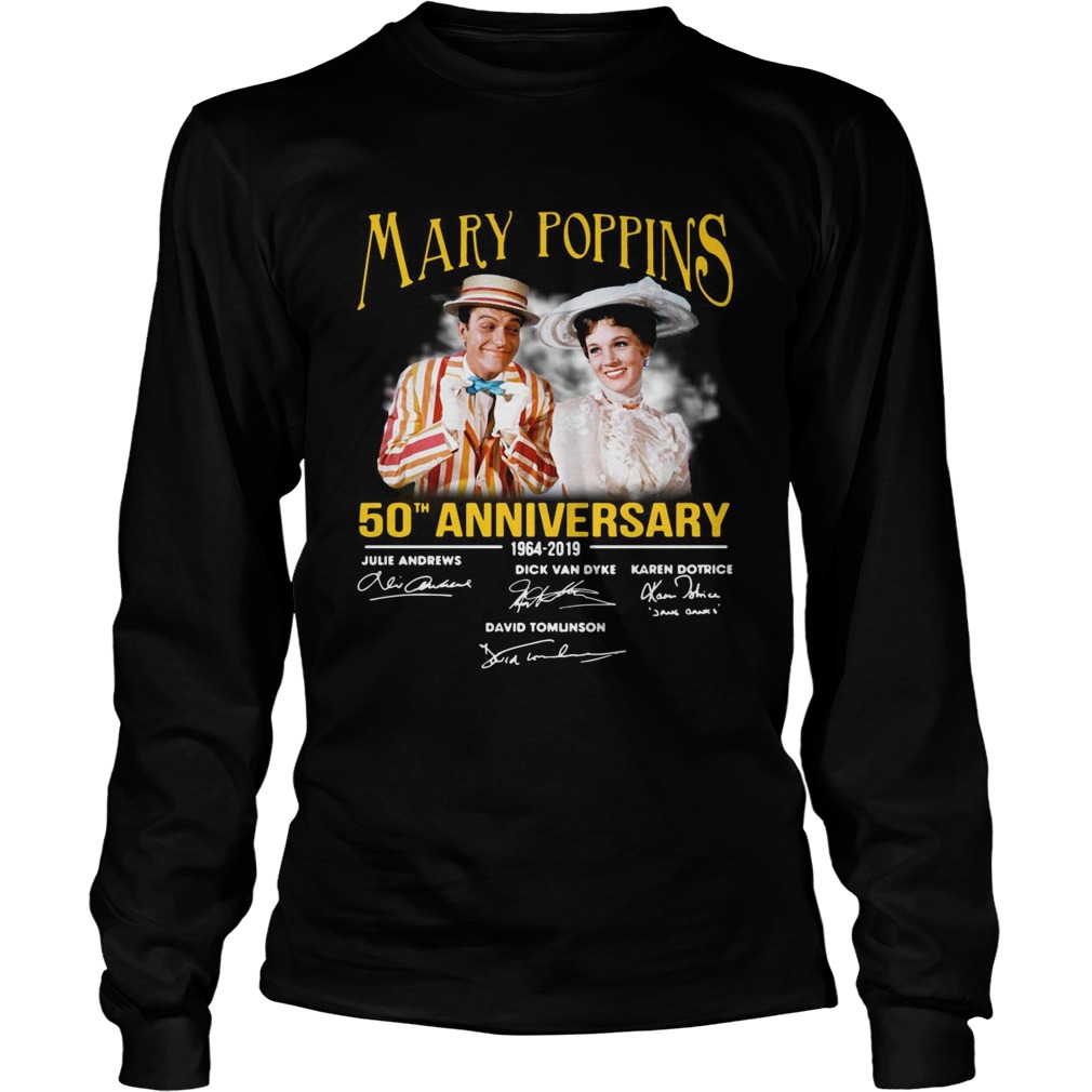 Mary Poppins 50th anniversary 19642019 signature LongSleeve