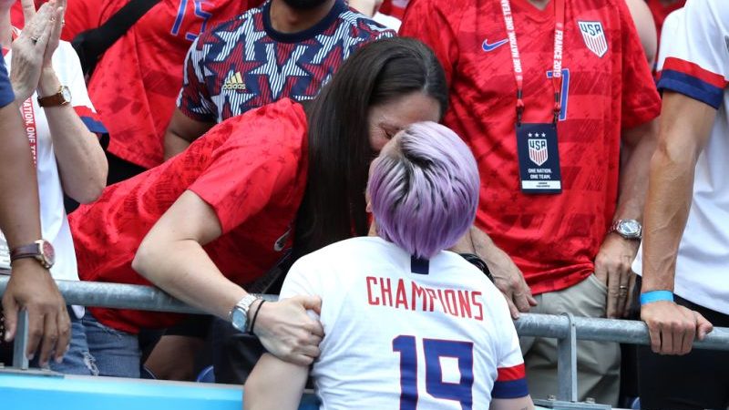 Megan Rapinoe Celebrates World Cup Victory with a Kiss from Girlfriend Sue Bird