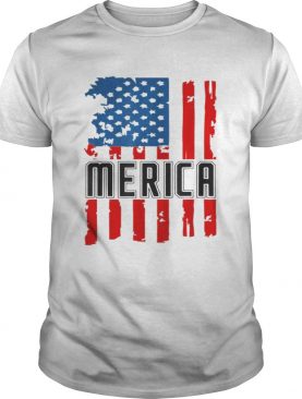 Merica Vintage American Flag 4th Of July American Flag shirt