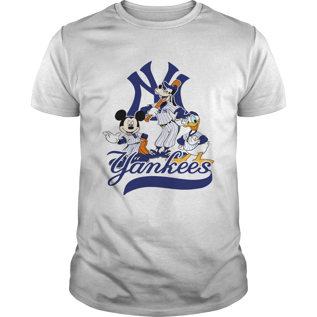 Mickey Mouse Pluto Donald Duck New York Yankees Unisex