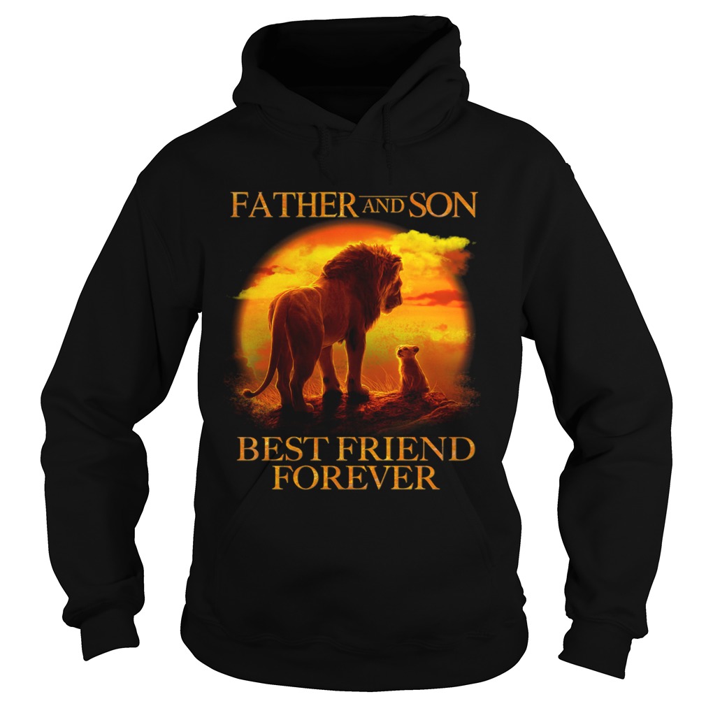 Mufasa and Simba Father and son best friend forever Hoodie
