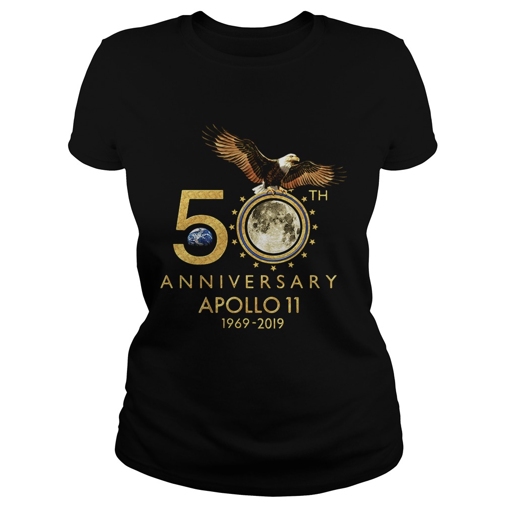 NASA 50 anniversary Apollo 11 1969 2019 Neil Armstrong Classic Ladies