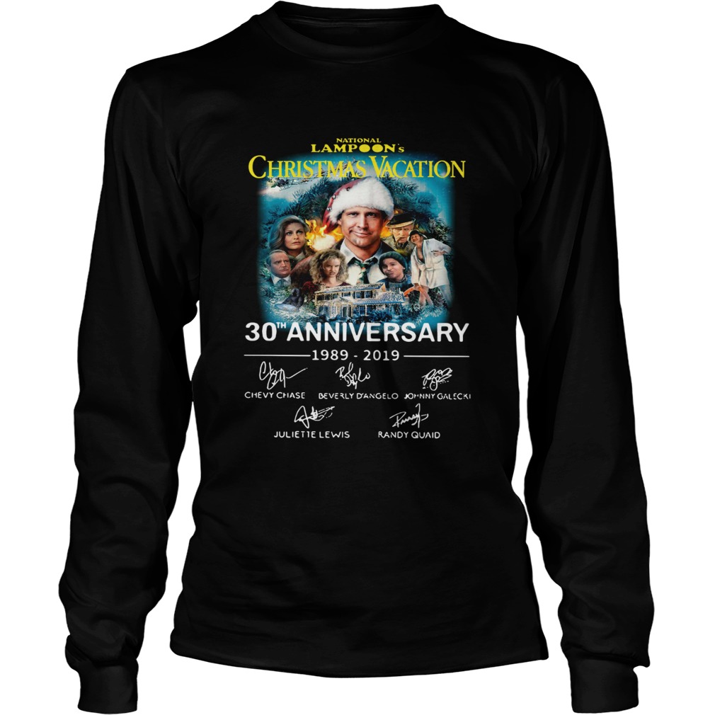 National Lampoons Christmas Vacation 30th Anniversary 19892019 LongSleeve