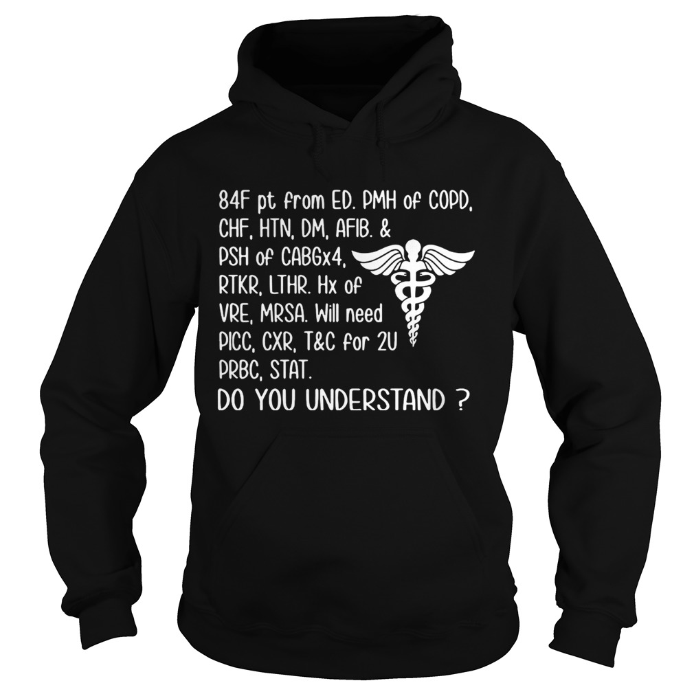 Nurse 84F ptfrom ED PMH of COPD do you understand Hoodie
