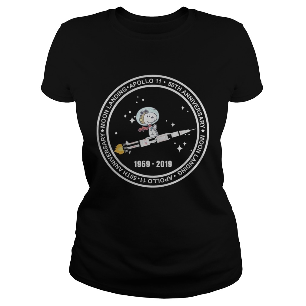 Official Snoopy moon landing apollo 11 50th anniversary Classic Ladies