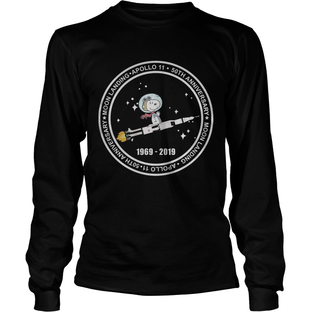 Official Snoopy moon landing apollo 11 50th anniversary LongSleeve