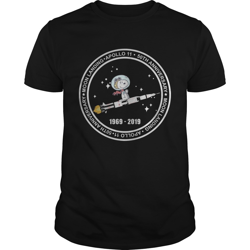 Official Snoopy moon landing apollo 11 50th anniversary shirt