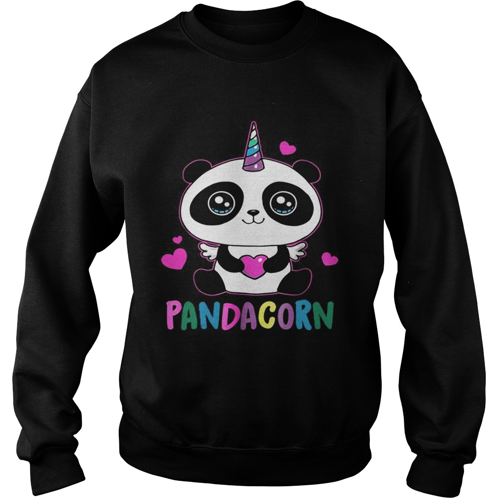 Panda Unicorn Funny Pandacorn For Men Women Sweatshirt