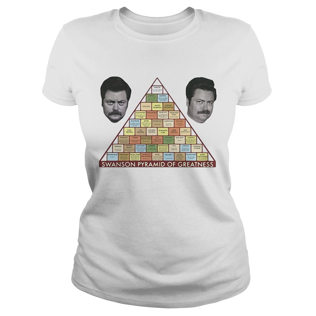 Parks and Recreation Swanson Pyramid of Greatness Classic Ladies