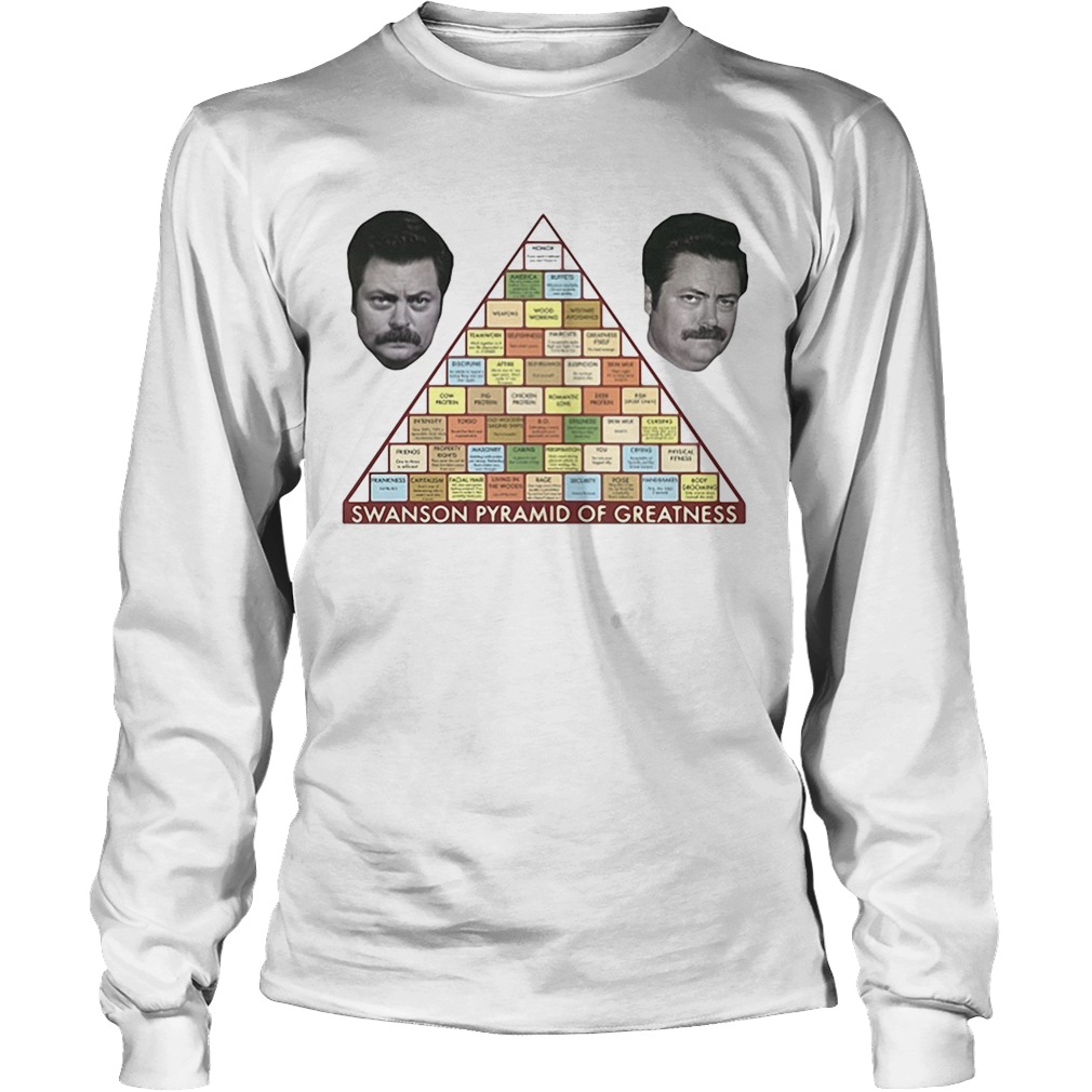 Parks and Recreation Swanson Pyramid of Greatness LongSleeve