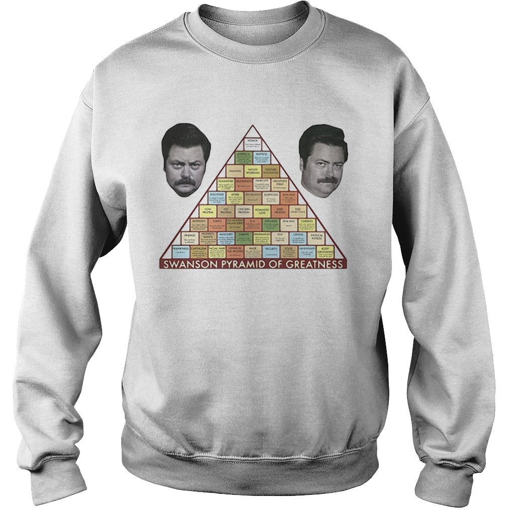 Parks and Recreation Swanson Pyramid of Greatness Sweatshirt