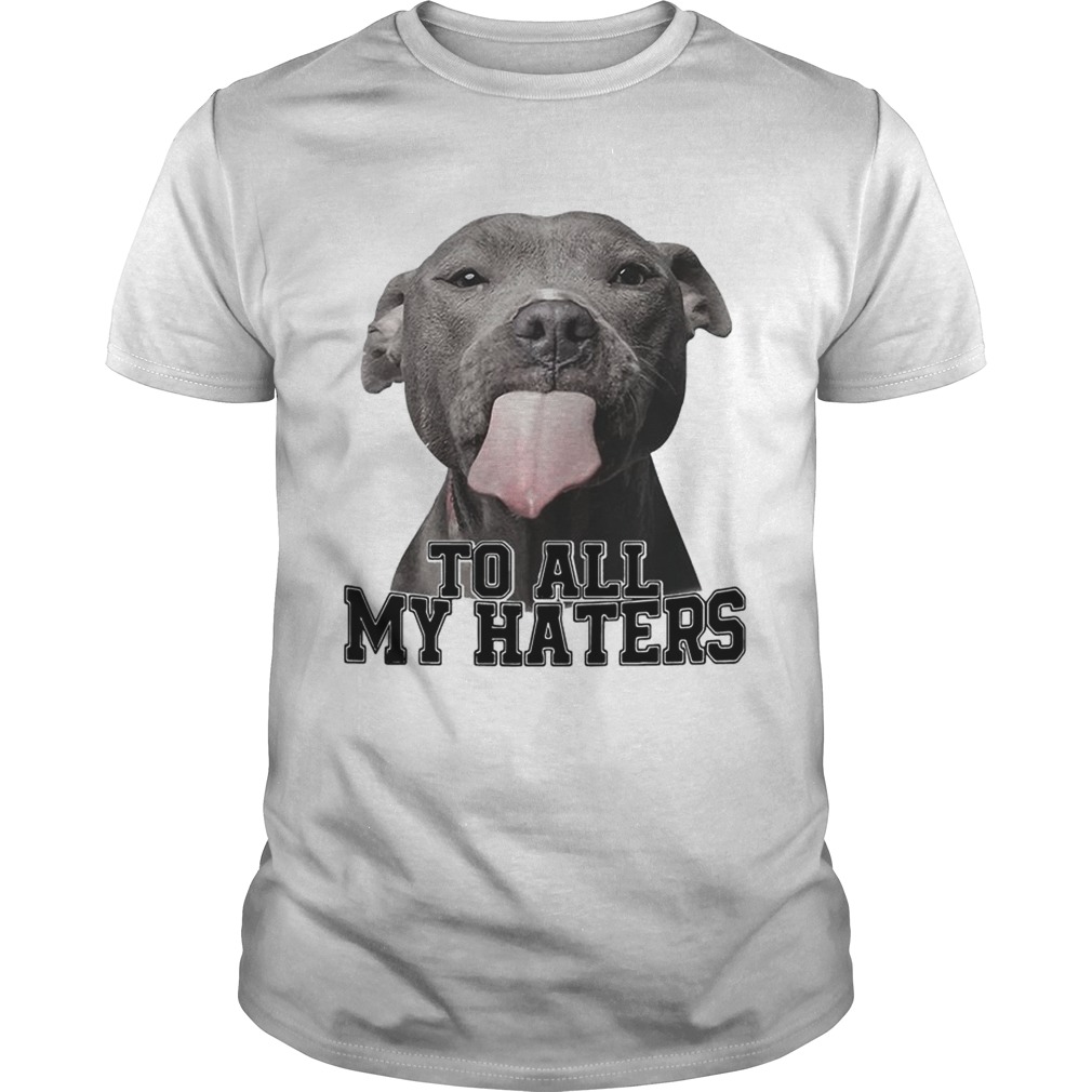 Pitbull to all my haters Unisex