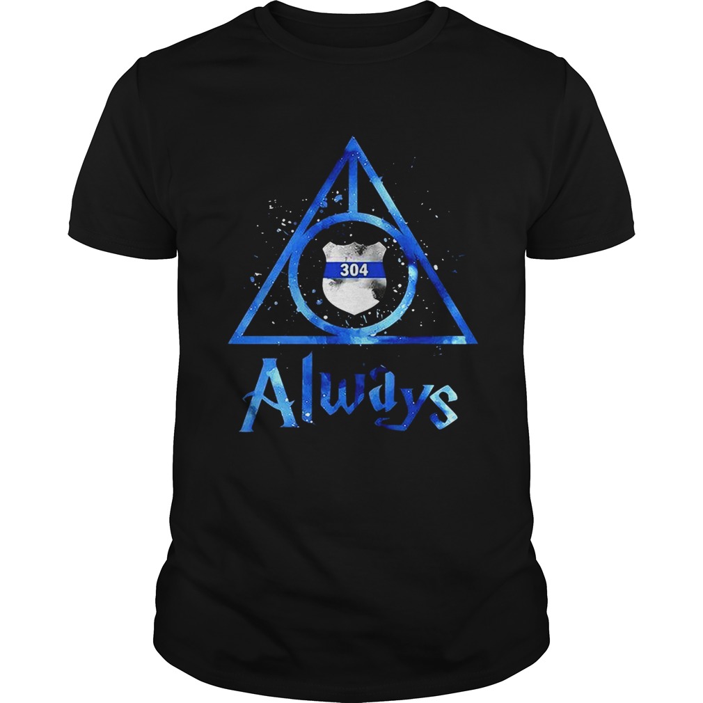 Police Badge Deathly Hallows Always Harry Potter shirt