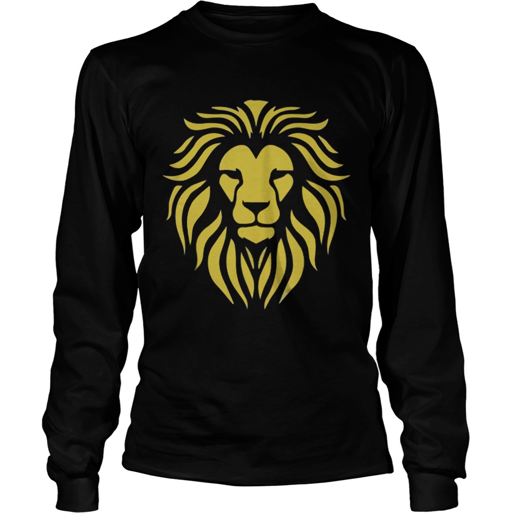 Premium Metallic Gold King Lion Jungle LongSleeve