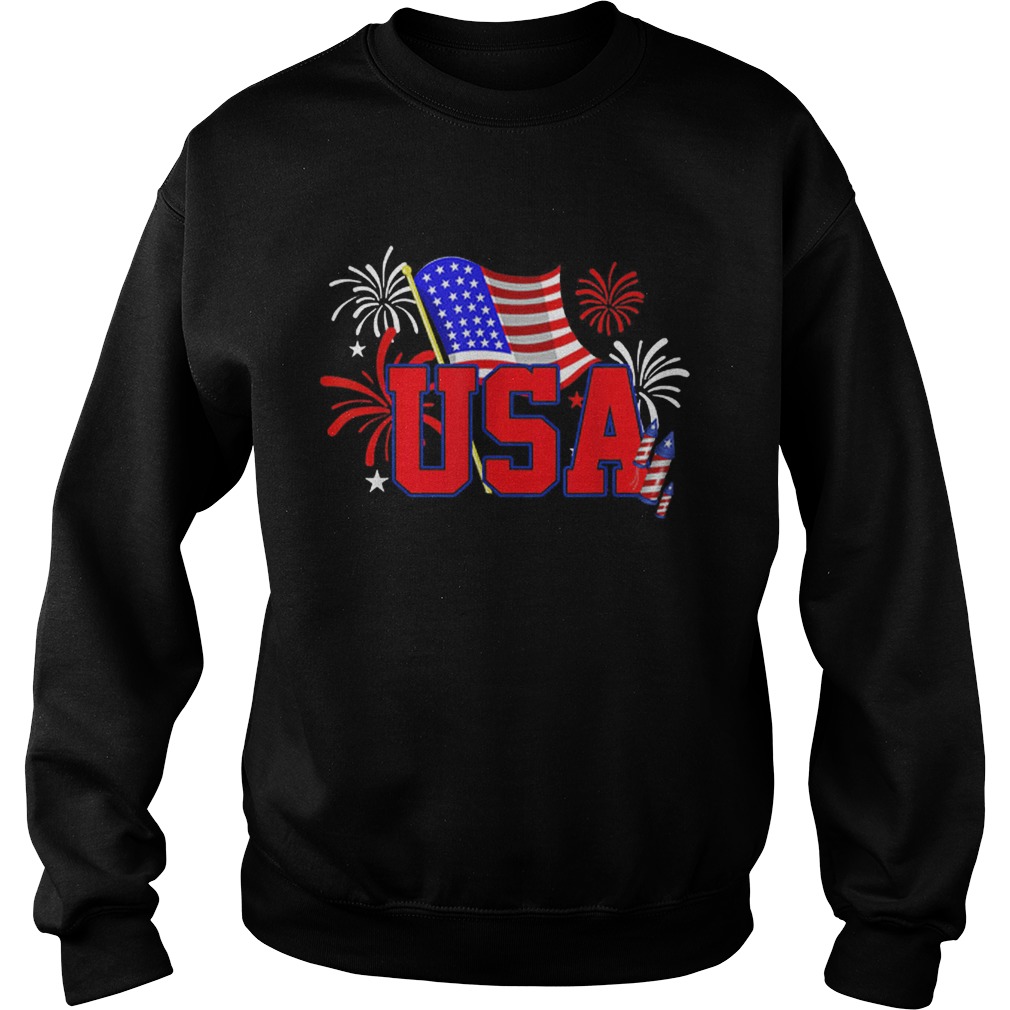 Premium USA Fireworks 4th Of July Patriotic Sweatshirt
