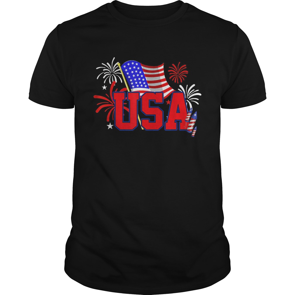 Premium USA Fireworks 4th Of July Patriotic shirt