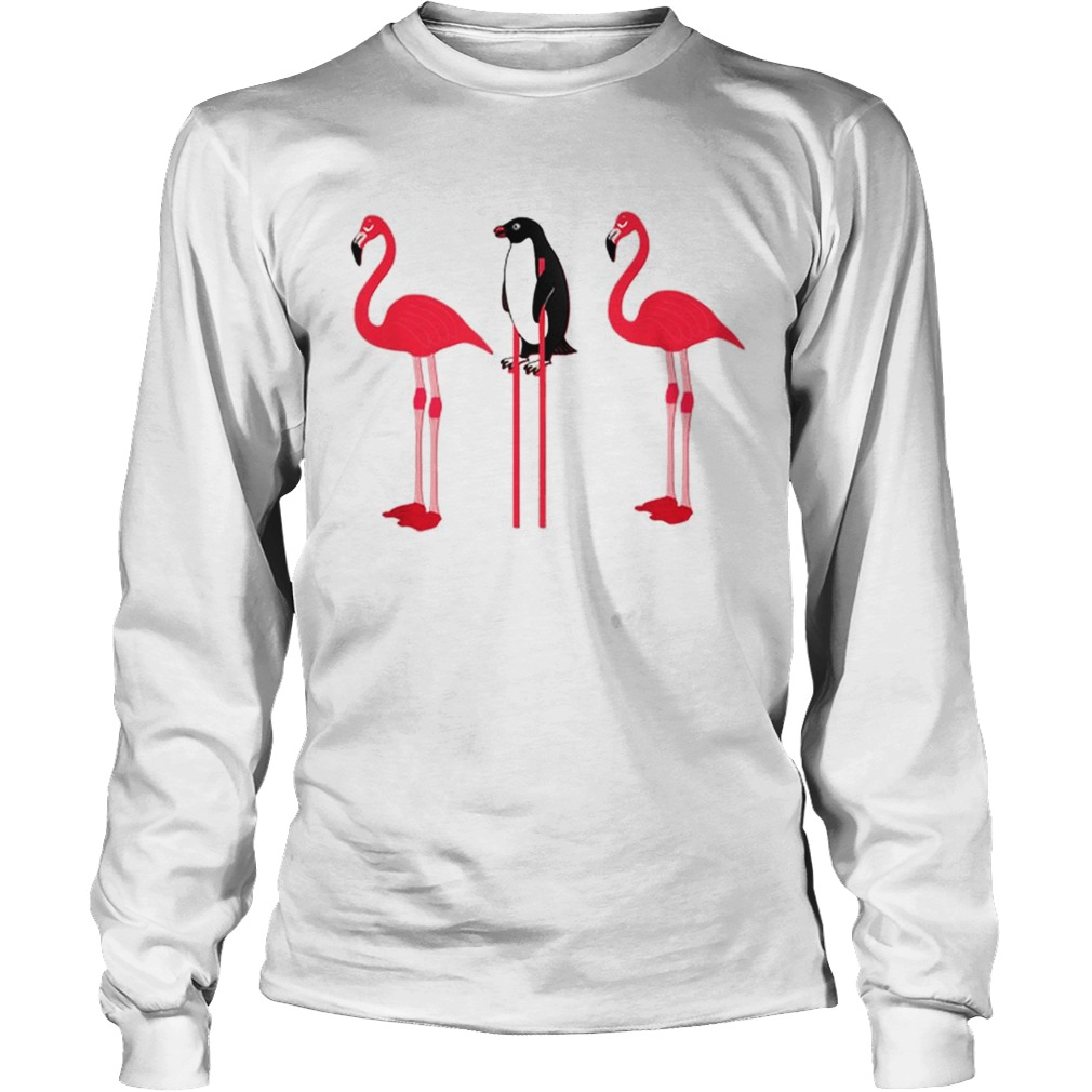 Pretty Pink Flamingo Lover Penguin Disguise LongSleeve