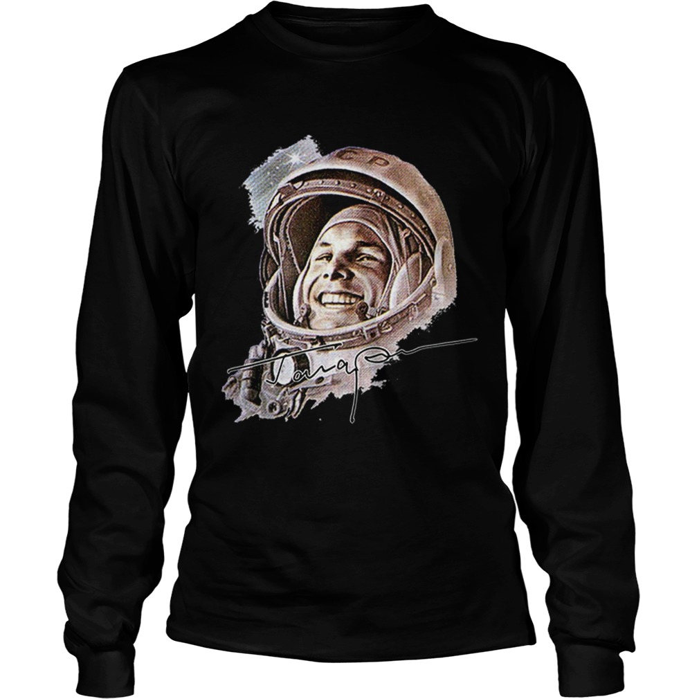 Pretty USSR Astronaut Yuri Gagarin The First Human To Journey Into Outer Space LongSleeve