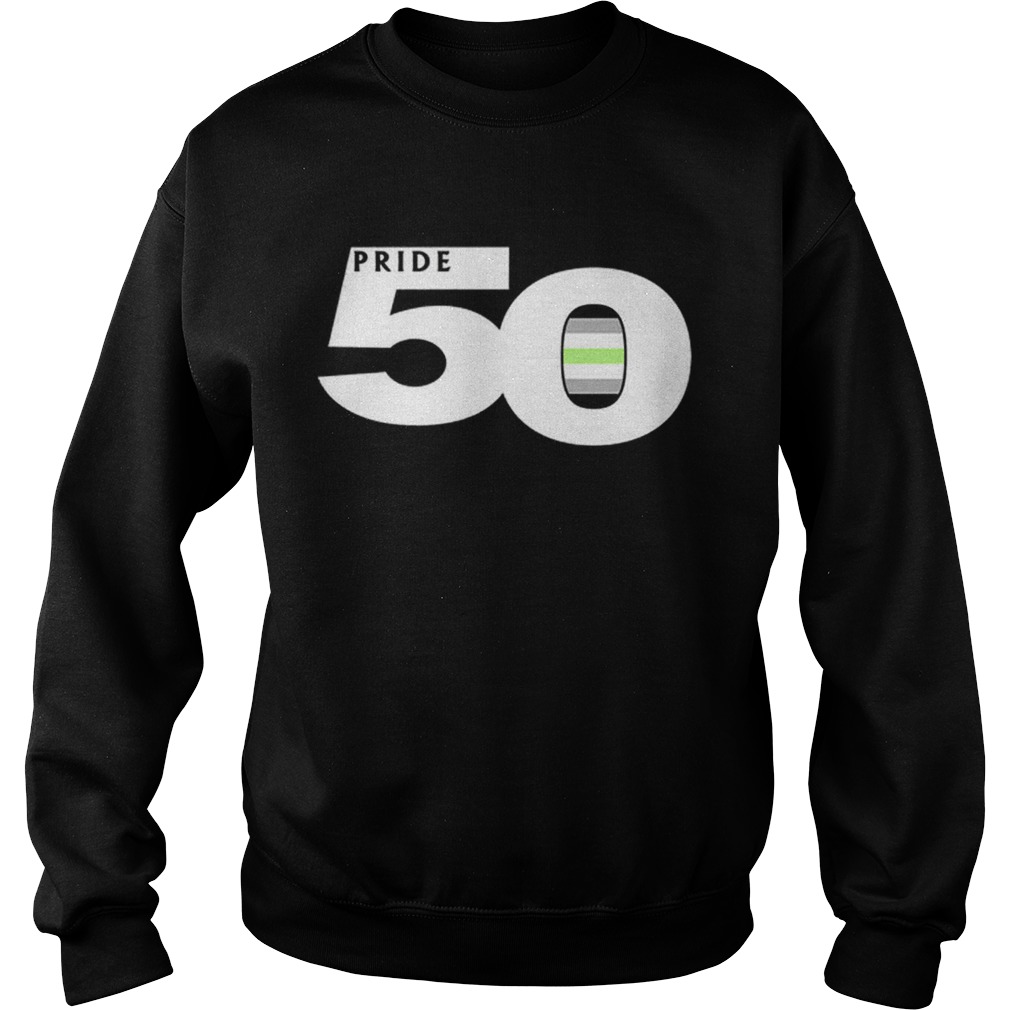 Pride 50 Agender Pride Flag Premium Sweatshirt