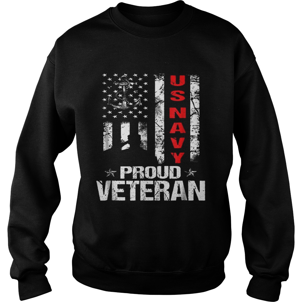 Proud Veteran Us Navy Patriotic Sweatshirt