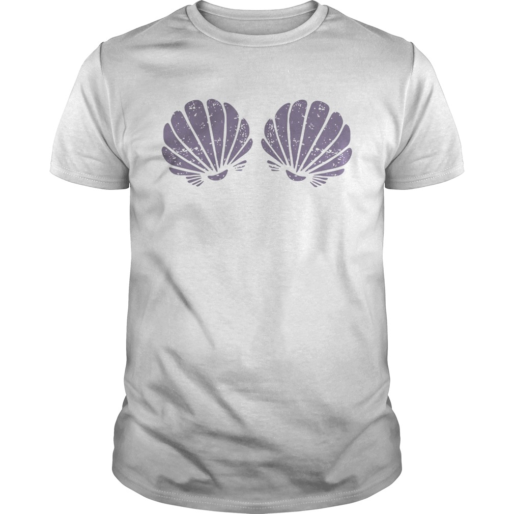 Purple Mermaid shells slim fit shirt