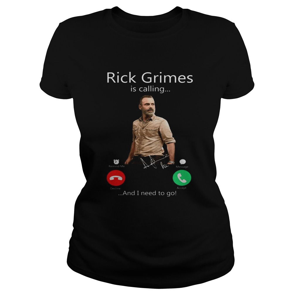 Rick Grime is calling and I need to go Classic Ladies