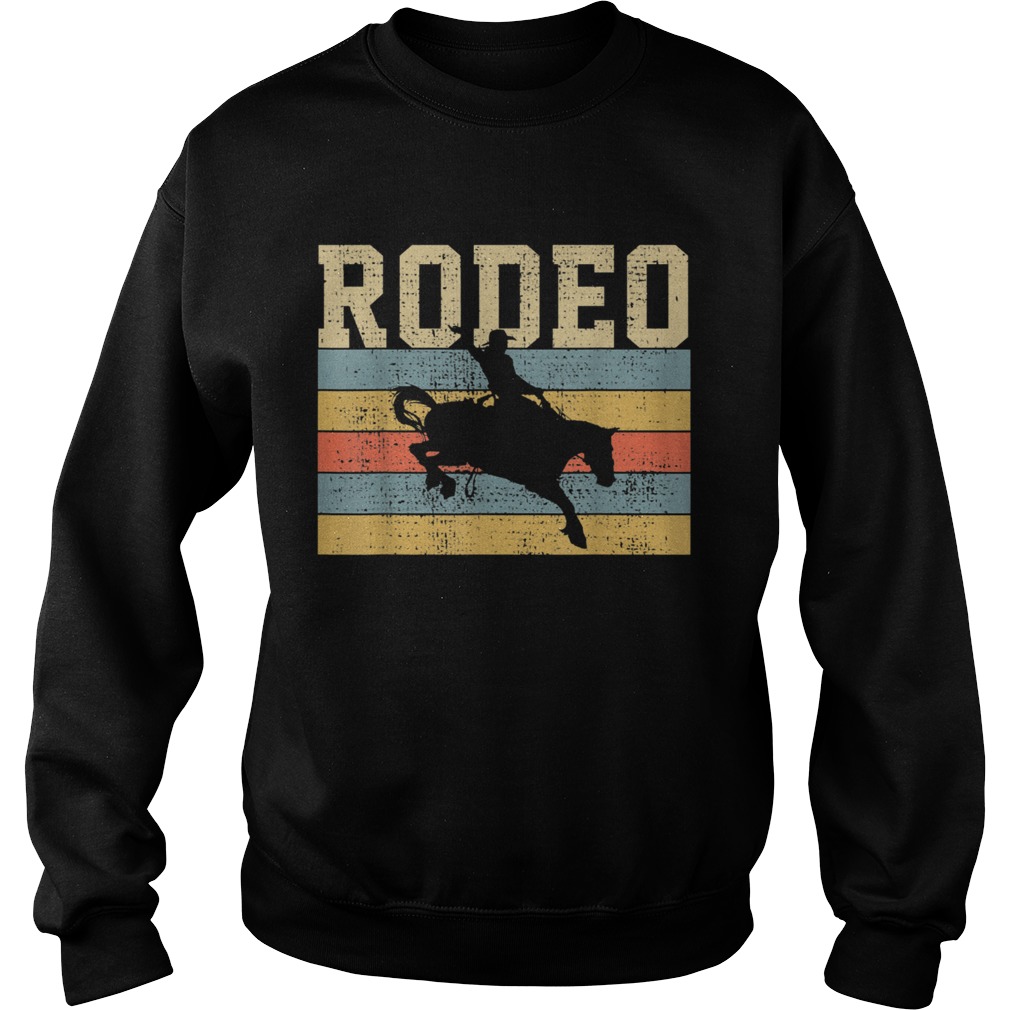 Rodeo Cowboy Wild Horse Riding Western Sweatshirt