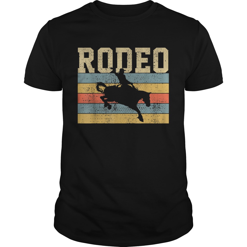 Rodeo Cowboy Wild Horse Riding Western shirt