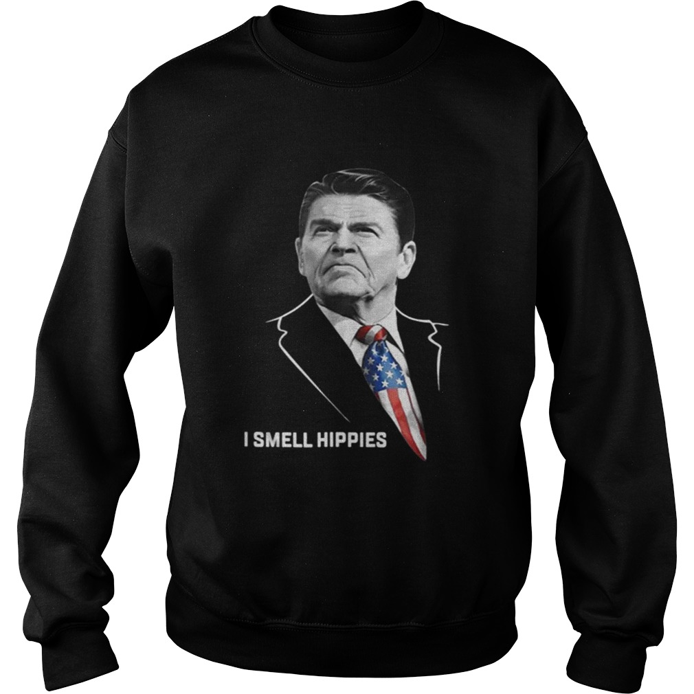 Ronald Reagan I smell Hippies Sweatshirt