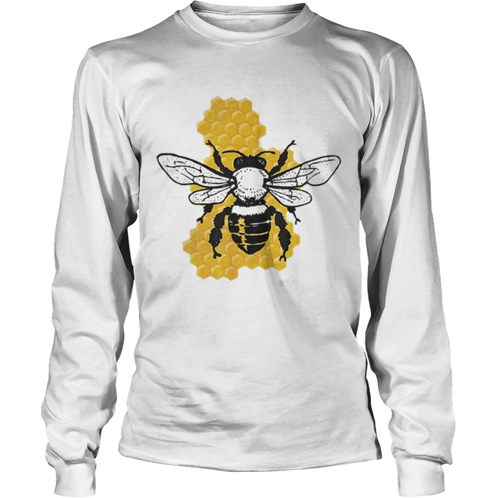 Save The Bees Beekeeper Honeycomb Environmentalists LongSleeve