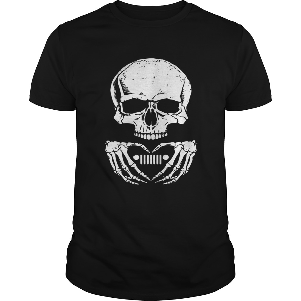 Skull love Jeep shirt