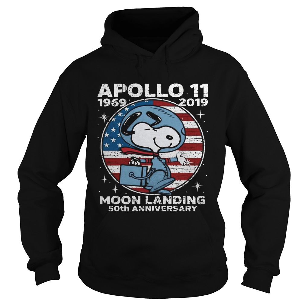 Snoopy Apollo 11 moon landing 50th anniversary Hoodie